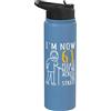 61 Birthday Gifts For Him & Original Fun 61° compleanno per lui, I'm Now 61 anni, Cool BDay Stainless Steel Insulated Water Bottle