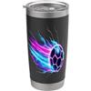 Soccer Ball Tees and Gifts Soccer Ball Dynamic Speed Light Trails Bicchiere termico in acciaio inox doppia parete