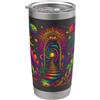Jeff Hobrath Retro Cosmic Portal Scale Stile Vintage Art Bicchiere termico in acciaio inox doppia parete
