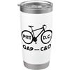 Esskay Designs C&O Canal Towpath Tees C&O Canal Towpath - GAP Pittsburgh Washington D.C. Bicchiere termico in acciaio inox doppia parete