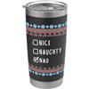 Nao Nice Naughty Christmas Name Funny Simpatica Birichina Natale Nao Maglione Brutto Bicchiere termico in acciaio inox doppia parete