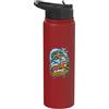 Umorismo Surf Spiaggia Oceano Onde Sale Nei Capelli Sabbia Ovunque Surf Spiaggia Stainless Steel Insulated Water Bottle
