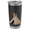 Clever Witty Teepee Designs Mi piace molto Teepees Teepee Tipi Bicchiere termico in acciaio inox doppia parete