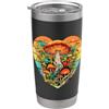 Raccoglitori di funghi accessori regali Funghi coltivatore accessori Mushrooms Raccoglitori funghi Bicchiere termico in acciaio inox doppia parete