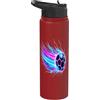 Soccer Ball Tees and Gifts Soccer Ball Dynamic Speed Light Trails Stainless Steel Insulated Water Bottle