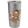 Mammoth Glacial Age Neanderthal Elephant Mammut giocando Calcio Bicchiere termico in acciaio inox doppia parete