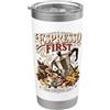 Cultura del Caffè Umorismo Retro Espresso Prima di Tutto il Resto per Amanti del Caffè Bicchiere termico in acciaio inox doppia parete