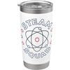 STEAM Atom Linear Designs STEAM Squad & Atom - Scienza Tecnologia Ingegneria Arte Matematica Bicchiere termico in acciaio inox doppia parete