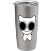 ADHD Creature Apparel Creatura ADHD, Meme creatura BTW Bicchiere termico in acciaio inox doppia parete