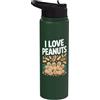 Peanut Lovers Cartoon Happy Peanuts I Love Peanuts Carino Felice Peanuts Divertimento Stainless Steel Insulated Water Bottle