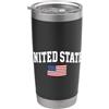 U.S. Flag United States Tees and Gifts U.S. Flag Men Women Kids United States Graphic Bicchiere termico in acciaio inox doppia parete