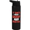 Funny Name Alice Designs Nome di Natale Alice personalizzato Alice di backup di Alice Stainless Steel Insulated Water Bottle