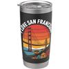 Golden Gate Urban Sunset Golden Gate Amo il Golden Gate Bridge di San Francisco Bicchiere termico in acciaio inox doppia parete
