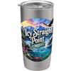 Happy Destiny Icy Straight Point Alaska, AK, Stati Uniti d'America Bicchiere termico in acciaio inox doppia parete