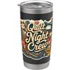 Jimbeels Quilt Night Crew Cucito Patchwork Bicchiere termico in acciaio inox doppia parete