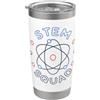 STEM Atom Minimal Designs STEM Squadra - Scienza Tecnologia Ingegneria Matematica Atom segno Bicchiere termico in acciaio inox doppia parete