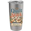 Sewing Bloom Studio Quilt Stack Society Quilting Club Bicchiere termico in acciaio inox doppia parete