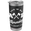 Axe Throwing Lumberjack Apparel & Funny Questa è la mia ascia che lancia Bicchiere termico in acciaio inox doppia parete