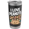 Peanut Lovers Cartoon Happy Peanuts I Love Peanuts Carino Felice Peanuts Divertimento Bicchiere termico in acciaio inox doppia parete