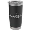 Regali di rullante per batteristi Rullante Heartbeat Tamburo da campo Percussioni Bicchiere termico in acciaio inox doppia parete