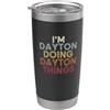 Dayton Name Customized Name Dayton Custo Dayton Name Dayton Personalized Name First Given Bicchiere termico in acciaio inox doppia parete
