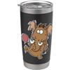 Mammoth Glacial Age Neanderthal Elephant Mammut giocando Calcio Bicchiere termico in acciaio inox doppia parete