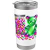 Urban Empyre Gummy Bear Candy Sour Masticare Verde Bicchiere termico in acciaio inox doppia parete