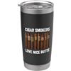 Funny Cigar smokers love nice butts Funn Cigar Smokers Love Nice Butts Cigar Lover Funny Smoking Bicchiere termico in acciaio inox doppia parete