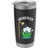 Punny Bone Melone innaffiato Divertente Anguria Pun Bicchiere termico in acciaio inox doppia parete