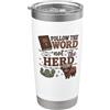 Follow The Word Not The Herd Bible Verse Follow The Word Not The Herd Christian Bible Verse Scripture Bicchiere termico in acciaio inox doppia parete