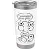 Fun Shirts Matematica scherzo Bicchiere termico in acciaio inox doppia parete