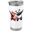 Panda Lover Gifts & Graphics for Boys & Red Panda & Panda Bear, Dabbing | Bambini, ragazze, ragazzi | Panda Bicchiere termico in acciaio inox doppia parete