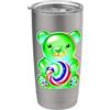 Urban Empyre Orso Gummy Mint Candy Green Bicchiere termico in acciaio inox doppia parete