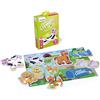Miniland 45311 Flexi Forms 6 Animali, Multicolore