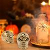 3 Count Piccolo Teschio Di Cristallo Addobbo Halloween Decorazione