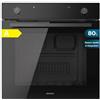 Cecotec Forno da Incasso Multifunzione 80L BoleroHexa C126410 Glass Black A | 2800W, Capacità XXL, Classe Energetica A, 5 Funzioni, Steam Assist, Pulizia Steam EasyClean, Finitura in Vetro