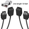 YCCTEAM NES Mini Classic Controller Extension Cable 3m 10ft Extended Cord Lead for Nintendo NES Mini Classic Controller New 2016 Mini NES Version, 2 Pack (Electronic Games)