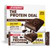 Enervit, The Protein Deal Crunchy Double Choco Storm, Barrette Proteiche Enervit, 20 Grammi di Proteine, Gusto Cioccolato Fondente, Snack Proteici Senza Glutine, Low Sugar, 12 Barrette da 55g