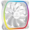 ENERMAX SquaA RGB da Tre Ventole PWM Performance da 120 mm, Forma Quadrata Unica, Velocità 300-1500 RPM, 23 dBA, Bianco, 120mm x 26mm, Bassa Rumorosità, Superficie Della Lama Allargata