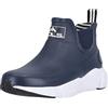 MOLS HAUGLAND LOW CUT SNEAKER - Stivaletti da donna in gomma impermeabile per adulti, stivali da pioggia in gomma naturale, stivali da pioggia traspiranti a mezza altezza, Blu, 44 EU