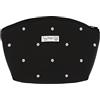 Rosy Fuentes Rosy Fonts - Beauty case bambino - Chiusura con cerniera - Ideale per riporre gli accessori - Elegante e pratico 0-nero grigio