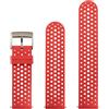 SUUNTO 24 Athletic 1 Cinturino in Silicone Rosso/Grigio Taglia S+M