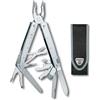 Victorinox Swiss Tool X Multiuso con 26 Funzioni e Pinze, Argento | Pinze a punta lunga, forbici e seghetto per metallo. Ideale per riparazioni e fai da te, 115 mm, Prodotto in Svizzera