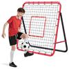 GarveeLife Rete da rimbalzo da baseball, angolo regolabile, rimbalzo sportivo da baseball con bersaglio, dispositivo di allenamento per lancio e campo per softball, calcio, pallavolo