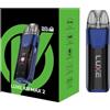 NILI For Vaporesso LUXE XR MAX 2 Kit 80W (Blu) Batteria 3200 mAh 5ML Luxe Xr Pod DTL&GTX Dual Mesh Coil 0,2Ω / Luxe Xr Pod MTL&GTX Mesh Coil 0,8 Ω 0,96 Schermo OLED 2* Luce RGB Originale - No Nicotine