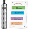 LowryVape Doric 60 Pro Kit 60W Vape 2500 mAh Battery with PnP X Cartridge 5ml fit PnP X Coil- button activation MTL DTL Electronic Cigarette Vaporizer No Nicotine