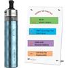 LowryVape Doric 60 Pro Kit 60W Vape 2500 mAh Battery with PnP X Cartridge 5ml fit PnP X Coil- button activation MTL DTL Electronic Cigarette Vaporizer No Nicotine