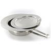 GIMA PADELLA IN ACCIAIO INOX CON COPERCHIO - 320 x 85 mm - con manico
