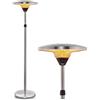 Enders Oron Riscaldatore Elettrico a Infrarossi da Esterno 2.000 W, Stufa da Terrazza e Balcone Regolabile in Altezza, 2 Livelli di Potenza, Protezione Antiribaltamento #49076