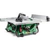 HiKOKI Sega Circolare da Banco a Batteria - 36V, Ø254mm, Brushless, Profondità di Taglio 79mm, Estensione del Tavolo, Freno Elettrico, Avviamento Morbido, Aspirazione della Polvere - Lavori di Legno